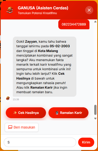 ICCN Chatbot production interface screenshot 3